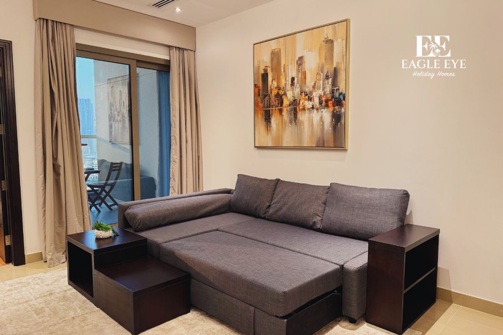 Spacious 1 Bed | Burj Khalifa View | Ideal for 3/4